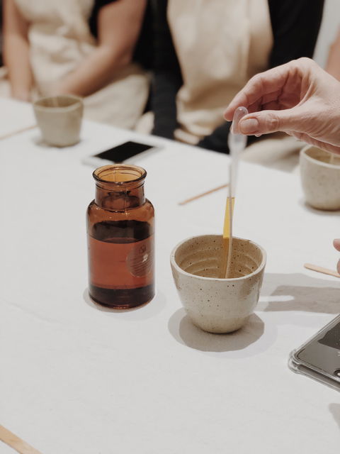 Online Live Streaming Class: Soy Wax Candle Making Set In A Japanese Ceramic - Rent Accommodation 0